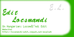 edit locsmandi business card
